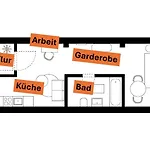 City-studio Barrierearm Terrasse 1 Schlafzimmer Naehe Grosser Garten Apartment *