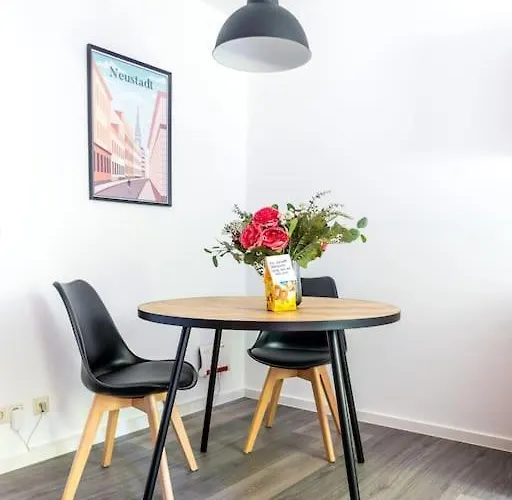 City-Studio Barrierearm Terrasse 1 Schlafzimmer Naehe Grosser Garten Daire