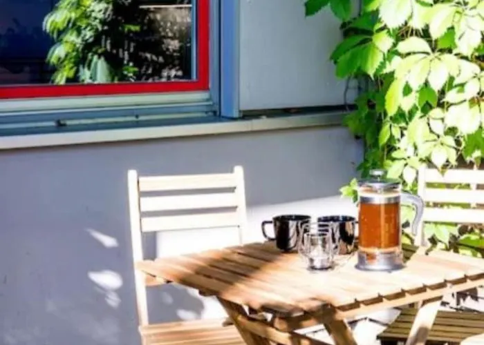 City-studio Barrierearm Terrasse 1 Schlafzimmer Naehe Grosser Garten Δρέσδη